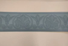 Vintage Wallpaper Border Dark Blue Classic Architectural by Hill & Knowles