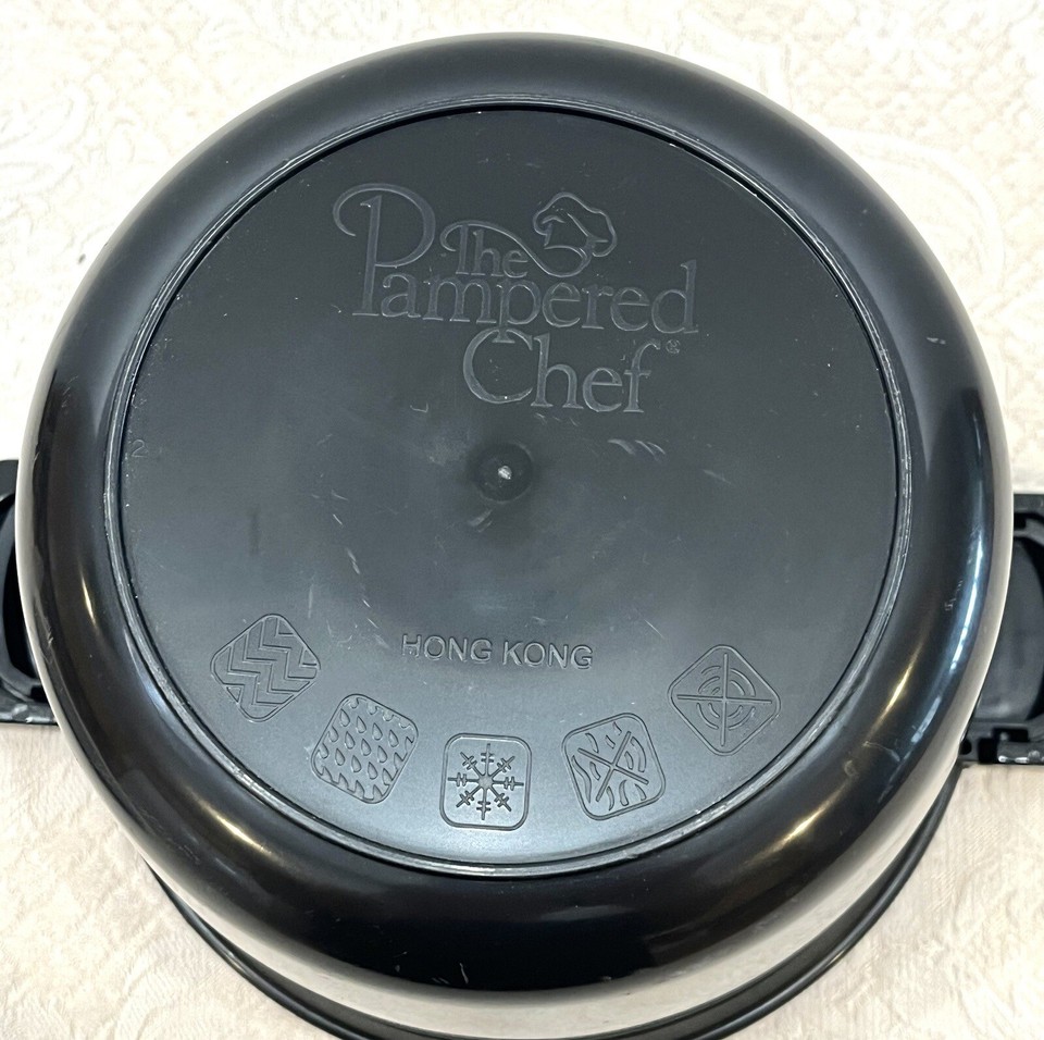 Pampered Chef Retired 3 Qt Rice Cooker Plus Microwave Steamer 2779 Locking Lid eBay