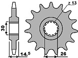 Pignon avant 330 15 dents chaine 630 Honda CB750F 1979 RC01 18NC