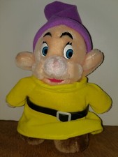 Disney 7" Plush Snow White  The Seven Dwarfs 50th Anniversary Sears, Dopey