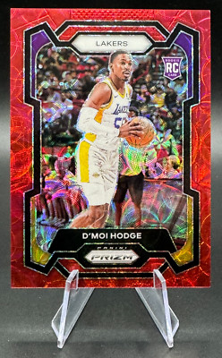 2023-24 D'Moi Hodge RC /88 Panini Prizm Red Scope Prizm Rookie #298 | Lakers