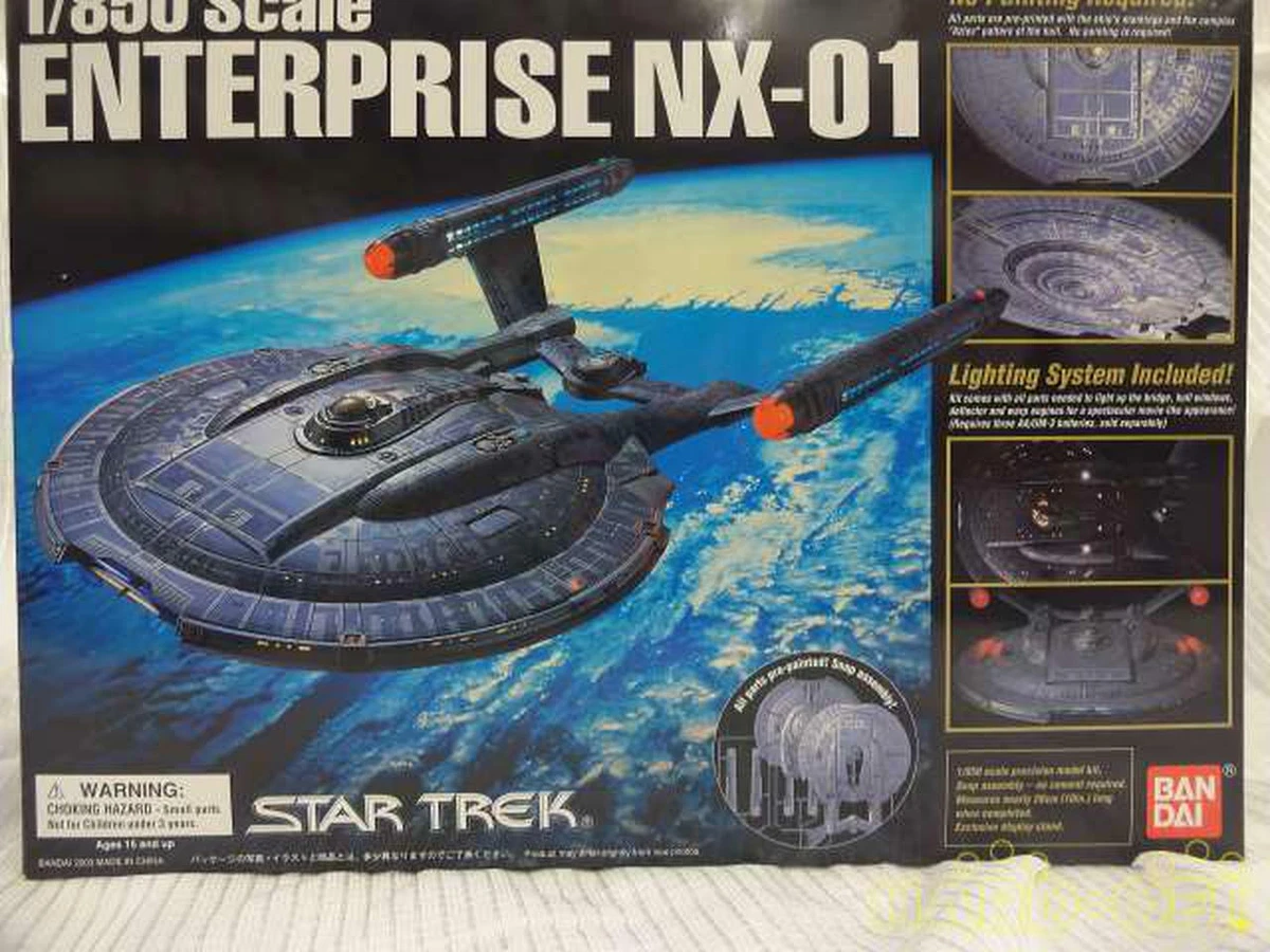 Bandai Star trek Enterprise Nx-01 1/850 Plastic model From Japan