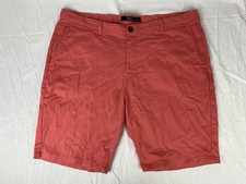 Tradovo Shorts Mens 38 Pink Slim Stretch Belted Mid Rise Zip Fly Casual Outdoors
