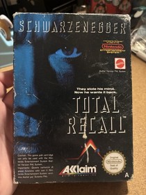 Total Recall Nintendo Nes Originale Pal A Retrogame Mattel Aklaim NO MANUALE