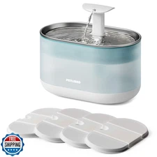 PETLIBRO Cat Water Fountain Stainless Steel,Ultra Quiet,71fl oz/2