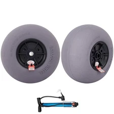 Beach Wheels Upgrade 13" Replacement Balloon Sand Tires 2PCS For Kayak
