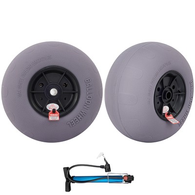 Beach Wheels Upgrade 13'' Replacement Balloon Sand Tires 2PCS For Kayak