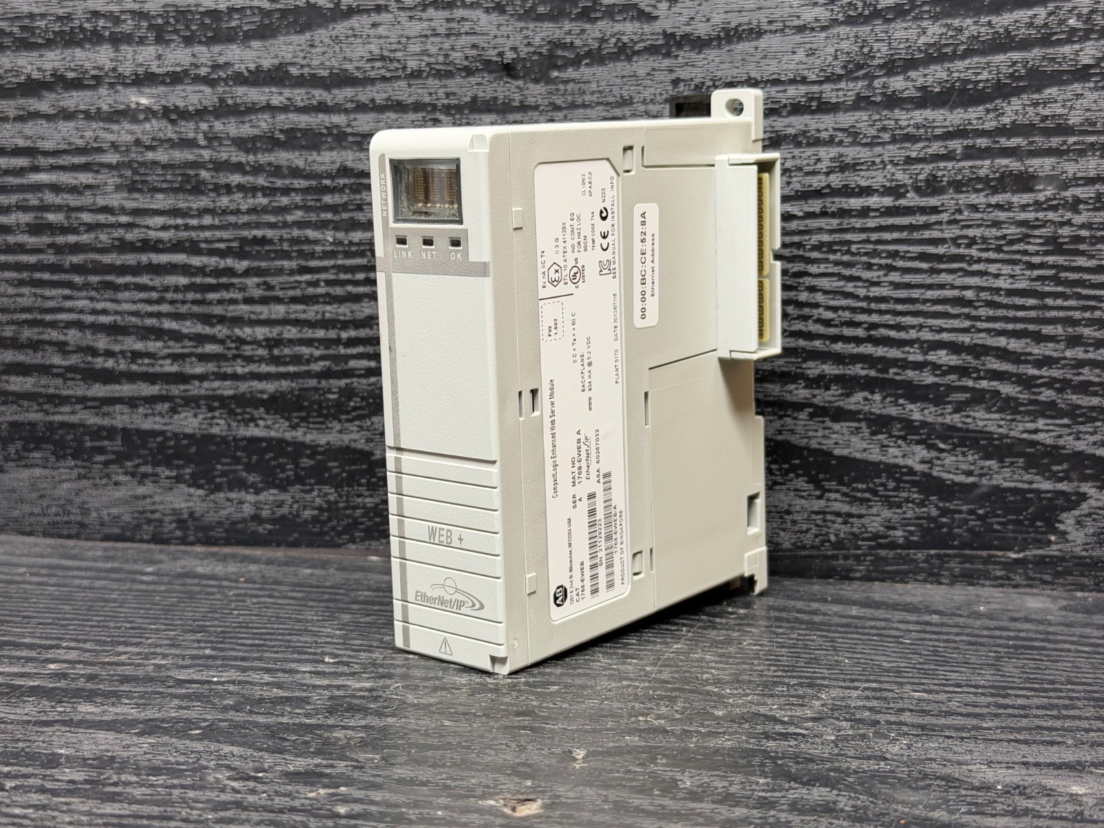 Allen Bradley 1768-EWEB Ser A FW 1.002 Compactlogix Enhanced Web Server Module