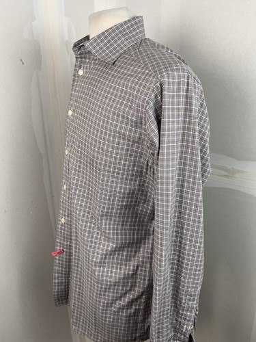 ETON Men’s Brown Glen Check Contemporary Fit Dress Shirt Sz 41 EU 16 US - Picture 7 of 8