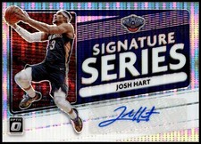 2020-21 Donruss Optic #SS-JHA Josh Hart Signature Series Pulsar 9/17 Auto E1