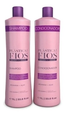 Kit Cadiveu Plástica dos Fios Shampoo + Conditioner 2x1L - Home Care