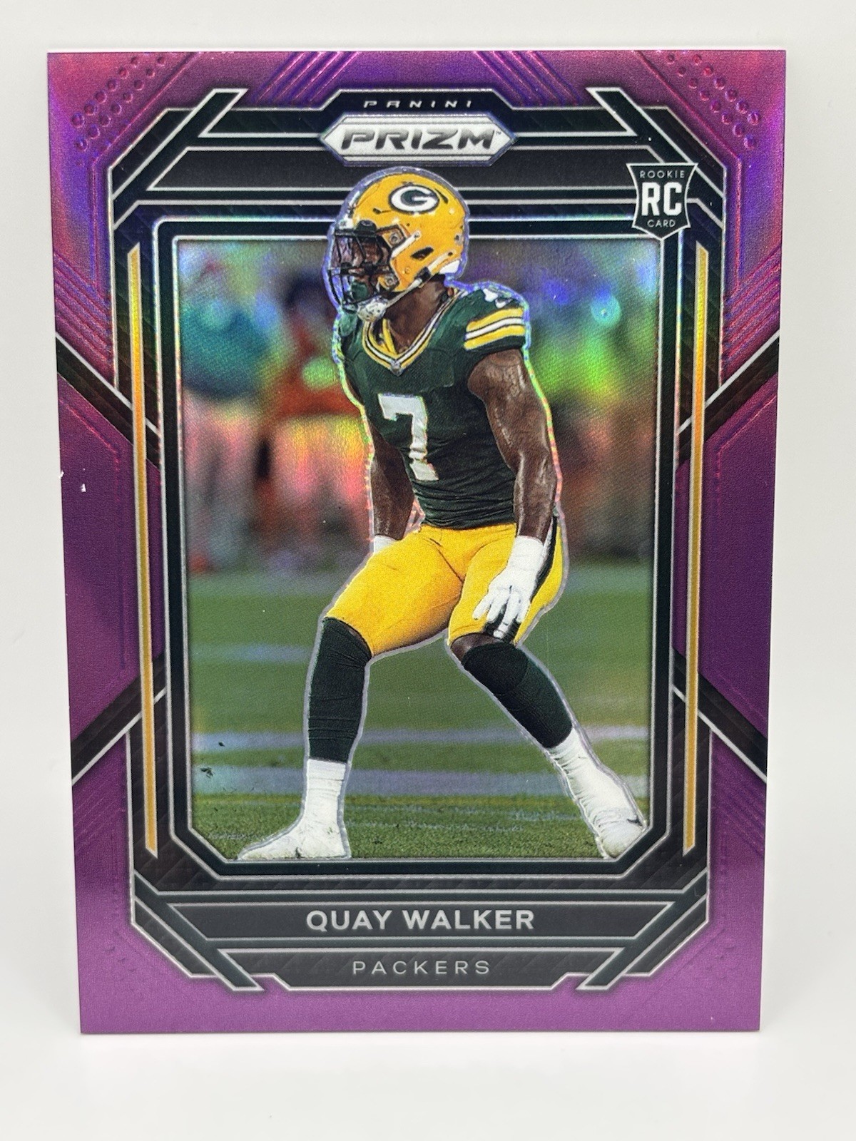 2022 Panini Prizm Rookies Purple Prizm Quay Walker #373 Rookie RC 051/125 NM