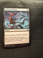 Go for the Throat NM The Brothers’ War MTG