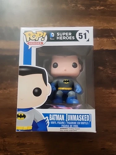 Funko Pop! DC Comics Batman Unmasked Vinyl Figure Box #51 Heroes Collection