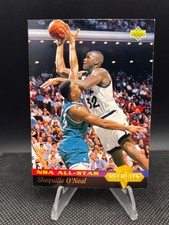 1992 Upper Deck NBA All-Star Recruits Shaquille O'Neal Gold Hologram Holo #34 RC