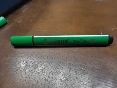 Stabilo dreikant Filzstift Trio Scribbi Grün 1,5 - 2 mm. Fasermaler Kinder Stift