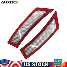 Clear Front Bumper Reflectors Fit 2011-2016 BMW F10 525i 528i 530i 535i 550i