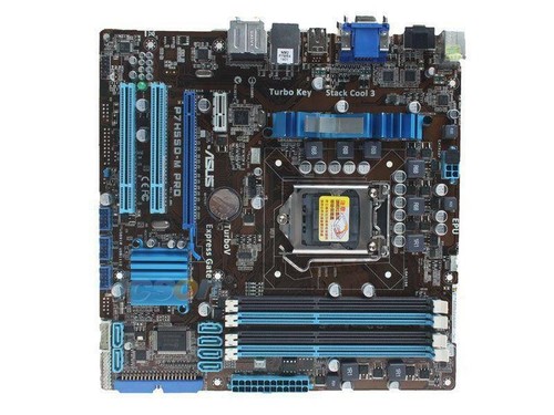 1Pc Used   P7H55D-M PRO Socket 1156 Micro ATX MotherBoard   H55 *pt