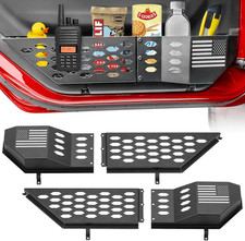 Metal Front Door Pocket Storage for Jeep Wrangler JL JLU 4XE 2018-2025