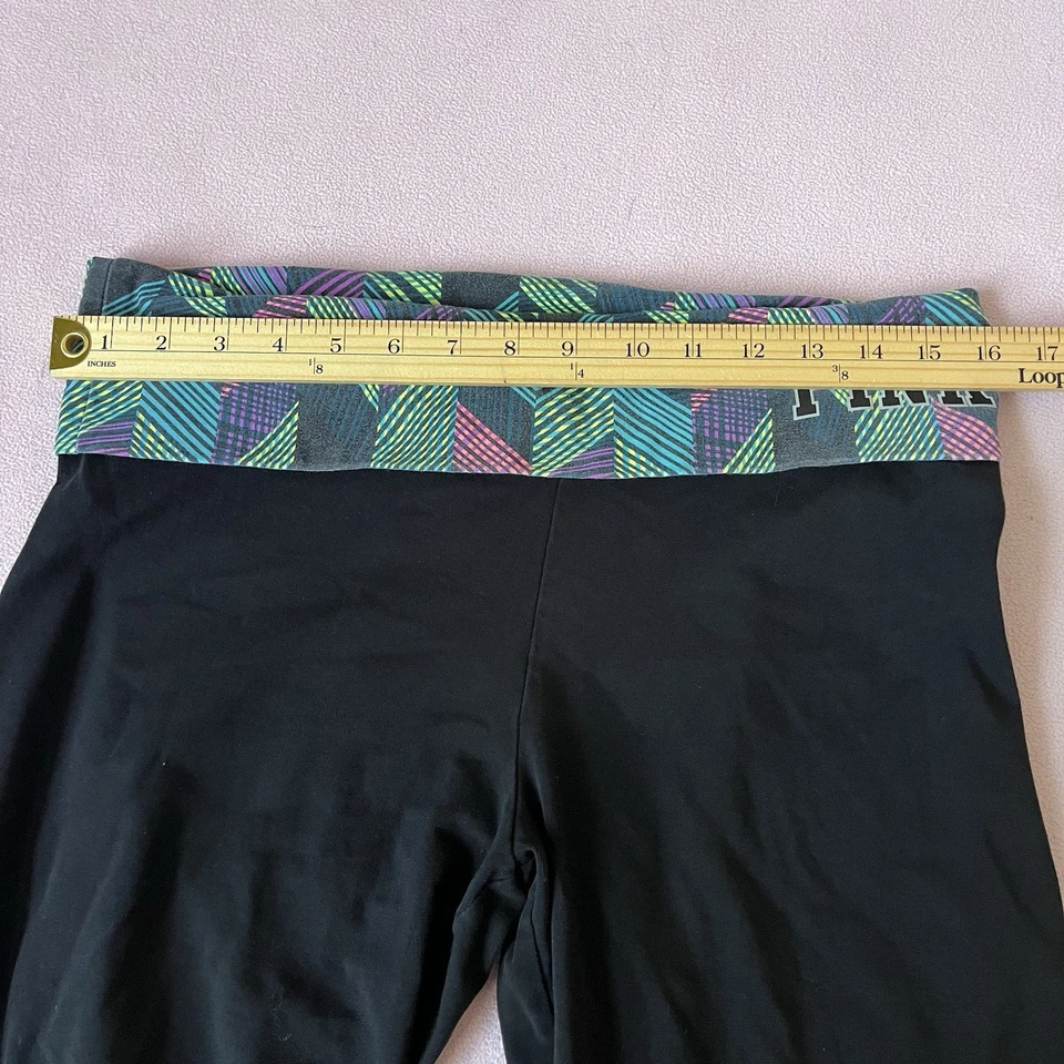 Y2K Victoria’s Secret ROSA Leggings Plegables Talla Grande Pierna Ajustada Pantalones de Yoga Foto 4 de 4