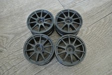 TAMIYA 1:10 10 SPEICHEN FELGEN 24MM "anthrazit" 4 STÜCK neu