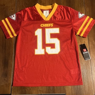Kansas City Chiefs Patrick Mahomes NFL Boys Red Jersey Large