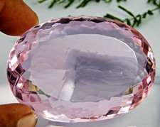 HUGE CERTIFIED 386.85 Ct Natural Oval Cut Pink Topaz Brazilian Loose Gemstone