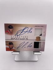 2009-10 The Cup Signature Patches AUTO #SP2-CT - J. Toews / Jeff Carter /35