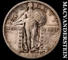 1918-S Standing Liberty Quarter - Extra Fine+  Semi-key  Better Date  #K2715