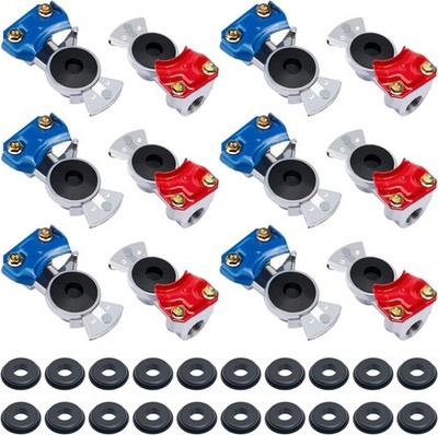 CheeMuii Glad Hands Set 20 pcs Glad Hand Seals Universal Gladhand Aluminum Emerg