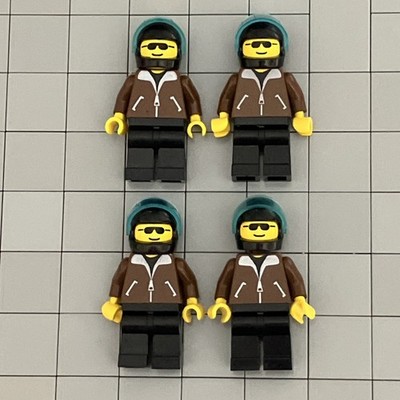 6615 LEGO Eagle Stunt Flyer Minifig Minifigures Lot Of 4 D5 28