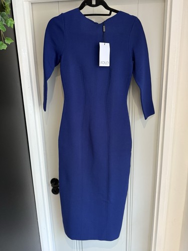 The Fold Giverny Sculpt Knit Dress UK 8 BNWTs