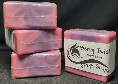 Berry Twist Homemade Artisan Soap