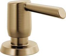 Delta Faucet Essa Pump Soap/ Lotion Dispenser Gold, Countertop Soap Dispenser, T