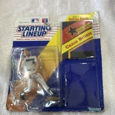 Kenner Starting Lineup 1992 Craig Biggio Headline Action Figure w/Poster