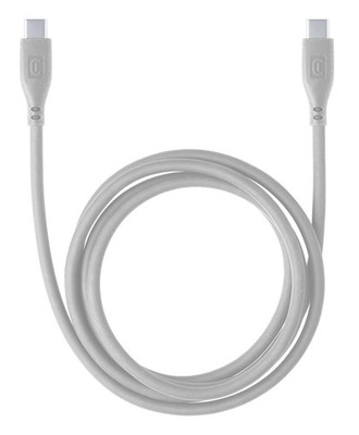CellularLine Soft Data Cable USB Typ-C/ Typ-C 1,2m Gray (60296) #1907199