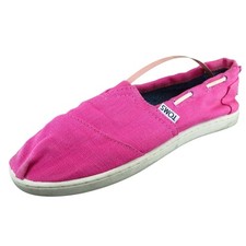 Toms Youth Girls Shoes Size 6 M Pink Flats Fabric