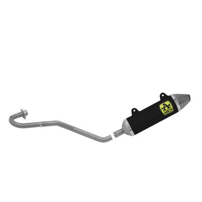 Komplett Auspuff Arrow Alu Black Kol Rac Thund Stahl Malaguti XSM125 2019 2020