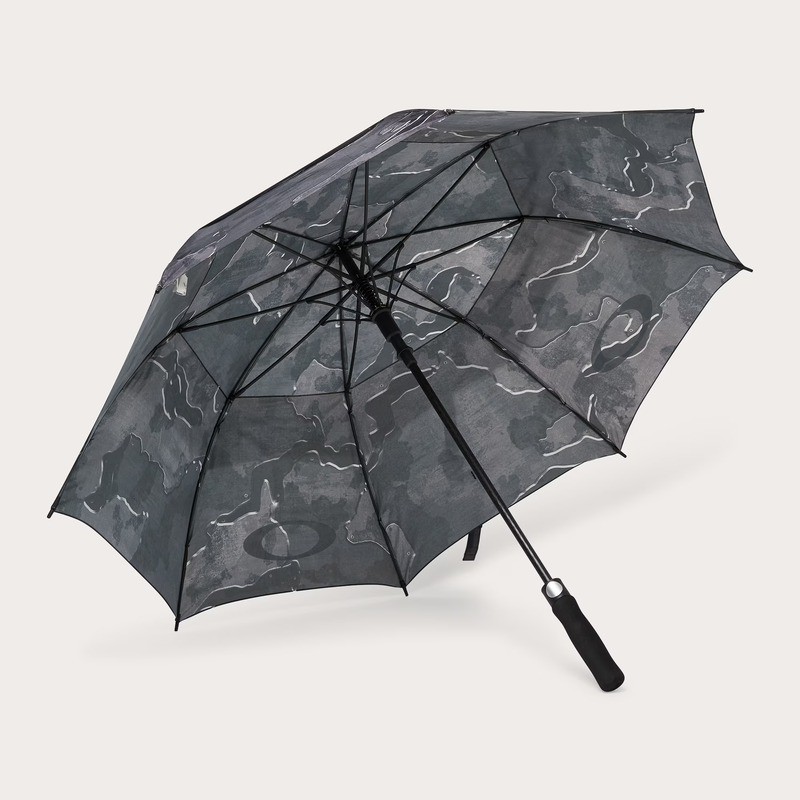 Parapluie OAKLEY grand format windproof noir résistant aux tempêtes et bourrasques - 3
