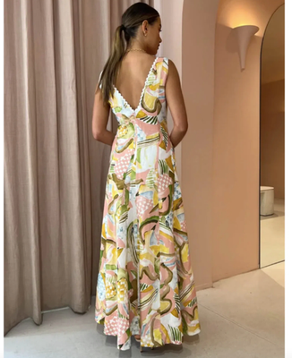 chinese dress ladies Wavy Le Soleil Maxi by By Nicola Size 10 main image 1