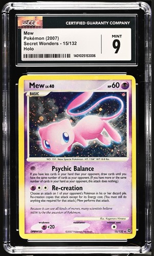 Mew graded CGC 9 for sale on eBay