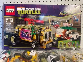 TURTLE LAIR ATTACK, SHELLRAISER STREET CHASE, BAXTER ROBOT RAMPAGE Lego sets