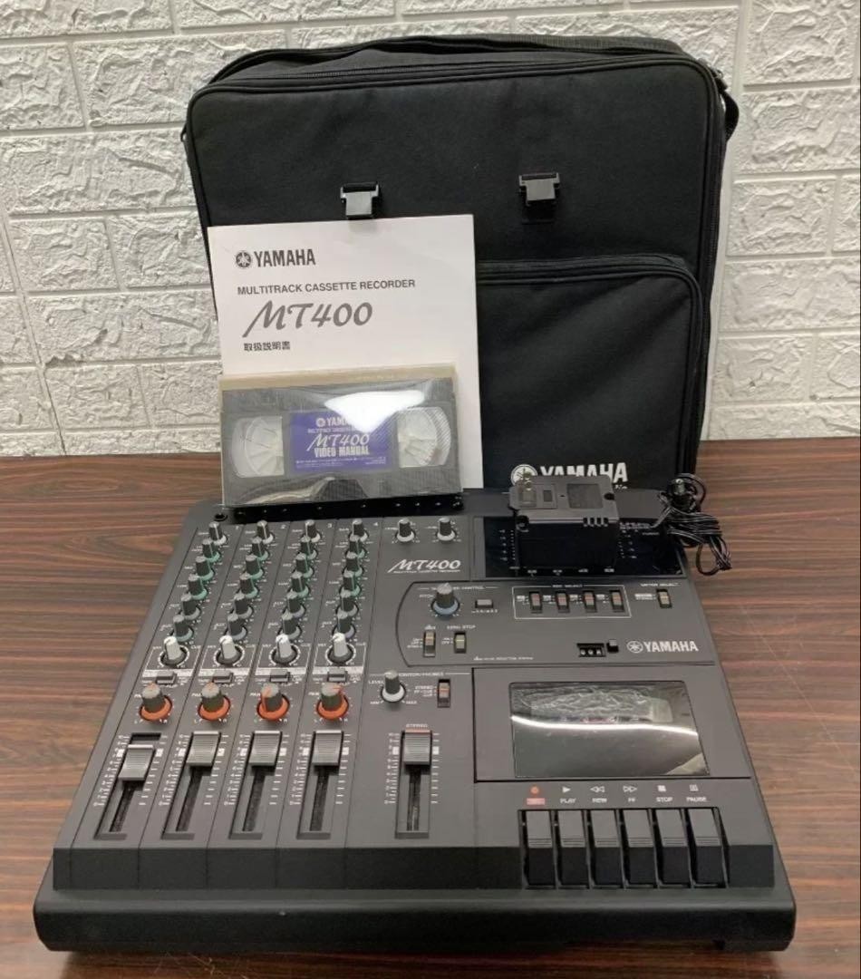 YAMAHA マルチトラックカセットレコーダー MT400 ケース付き YAMAHA マルチトラックカセットレコーダー MT400 ケース付き