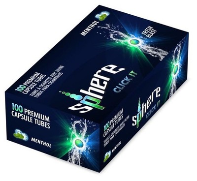 Sphere Mint Click Zigarettenhülsen (10x 100 Stück-Packung)