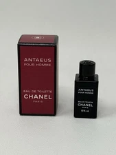 CHANEL Vintage Original ANTAEUS Minature EDT 4ml Mini Travel-Size Cologne NIB
