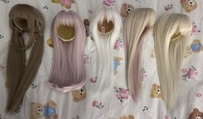 x5 custom dealer made bjd dolls wig bundle 8-9 inches