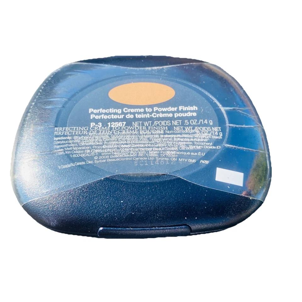 Beauticontrol Perfecting Crème To Powder Finish Compact Shade P-3 12678 Discon  - Image 2 of 3