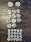 90% Silver Coin Lot Morgan Peace 11 Walking Liberty 20 Mercury Dimes