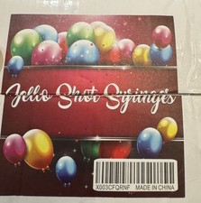 New Box (100) Jello Shot Syringes