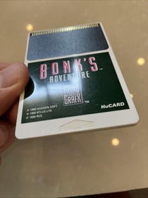 Bonk's Adventure TurboGrafx-16 Complete CIB Box Case Manual Game & Sleeve Tested